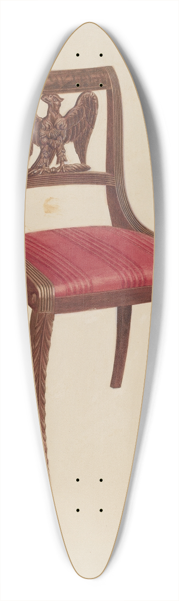 John Dana - Side Chair 39.3 inch art pintail longboard deck