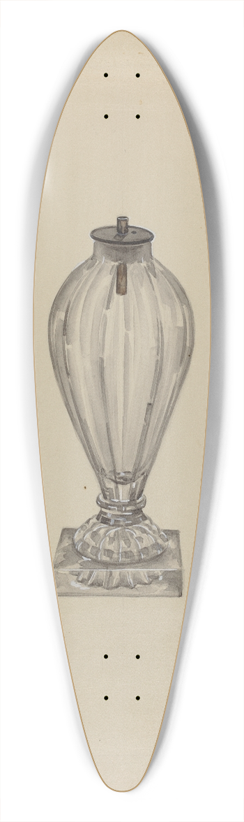 John Dana - Spark Lamp 39.3 inch art pintail longboard deck