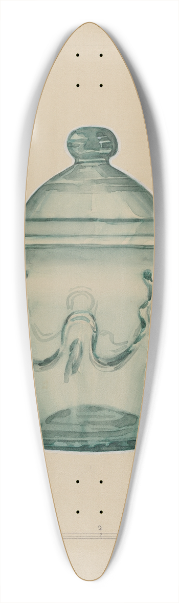 John Dana - Sugar Bowl 39.3 inch art pintail longboard deck