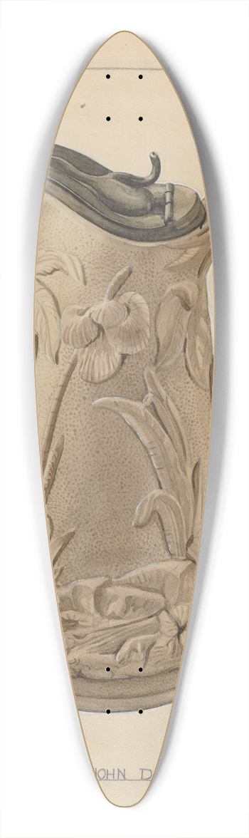 John Dana - Syrup Jug 39.3 inch art pintail longboard deck