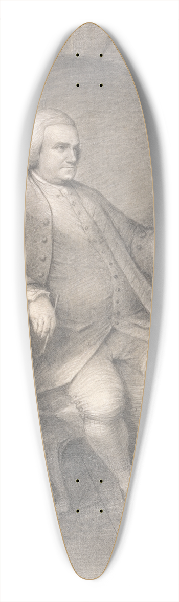 John Donaldson - Richard Cooper the Elder 39.3 inch art pintail longboard deck