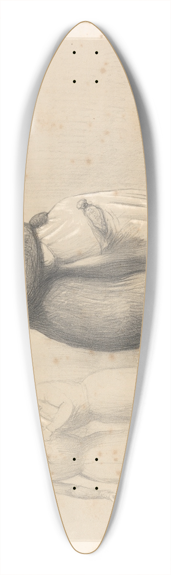 John Doyle - Rather a Dangerous Kind of Hug 39.3 inch art pintail longboard deck