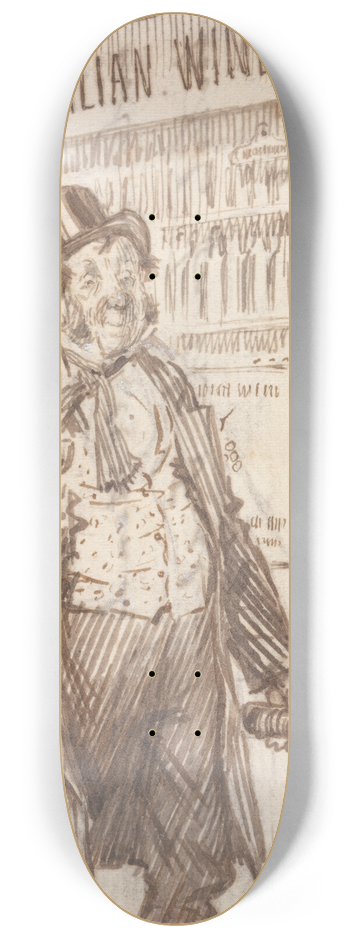 Charles Samuel Keene - Robert 8.25 inch art skate deck