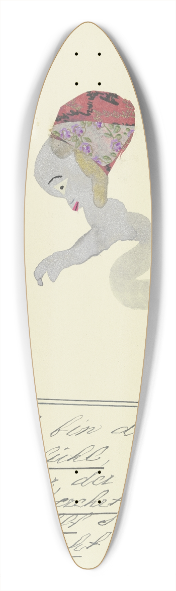 John Elsas - Ich, ich bin das Taktgefhl  39.3 inch art pintail longboard deck