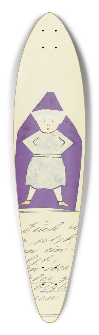 John Elsas - Ich zeige Euch den Knstler jetzt  39.3 inch art pintail longboard deck