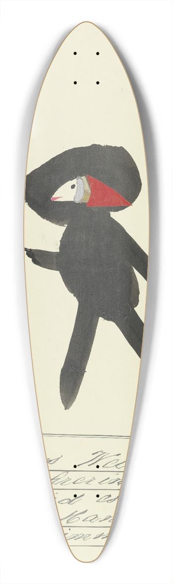 John Elsas - Wenn das Weib ist die Verfhrerin  39.3 inch art pintail longboard deck