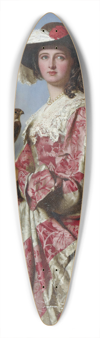 John Faed - The Merlin 39.3 inch art pintail longboard deck