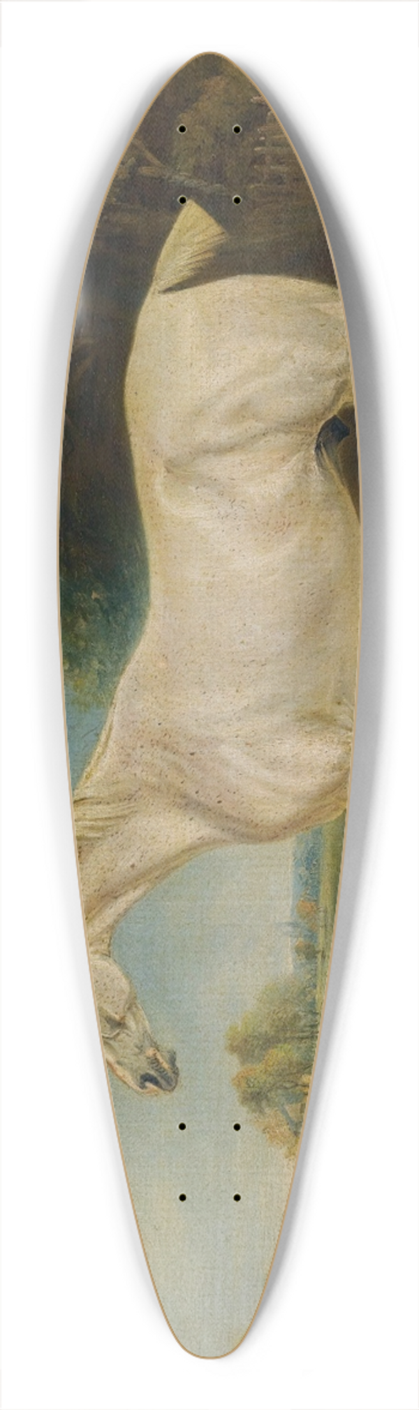 John Ferneley - The Marquess Of HuntlysFleabitten Grey Hunter 39.3 inch art pintail longboard deck