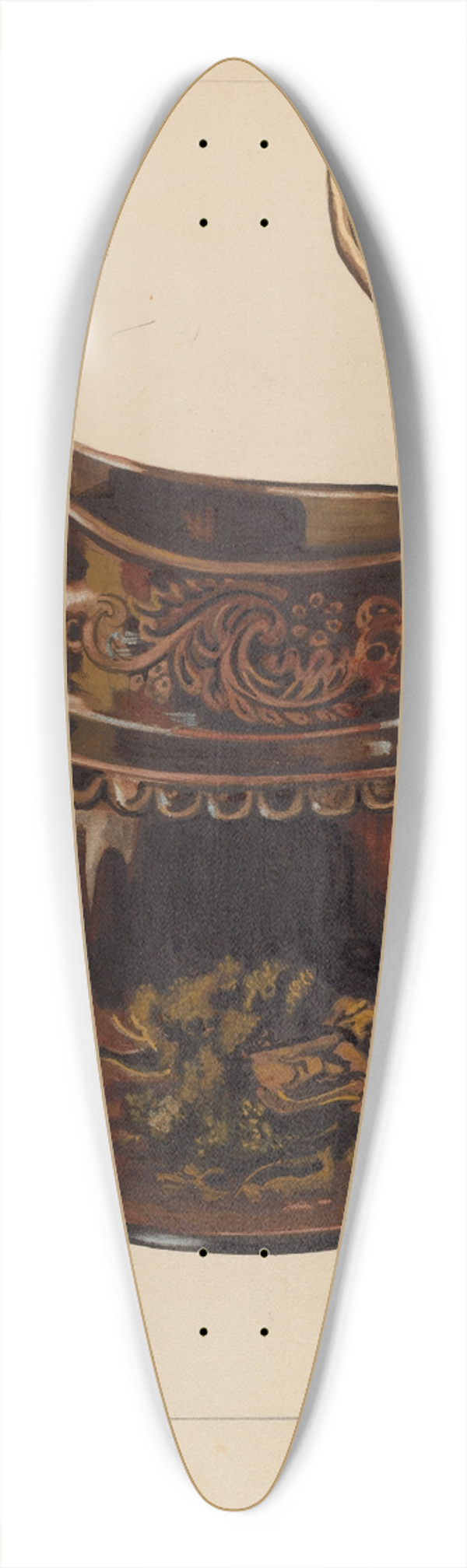 John Fisk - Pitcher 39.3 inch art pintail longboard deck