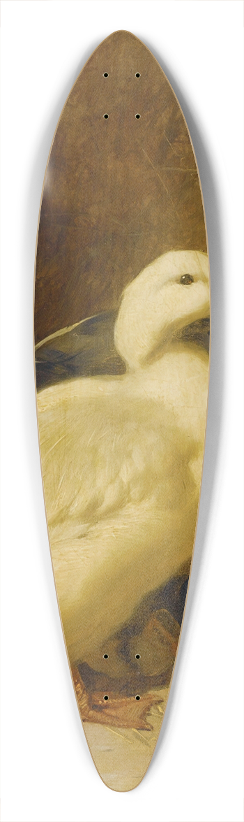 John Frederick Herring Snr. - Ducks And Ducklings 39.3 inch art pintail longboard deck