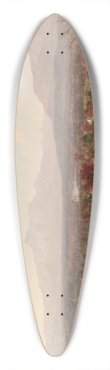 John Frederick Kensett - An October Day in the White Mountains 39.3 inch art pintail longboard deck