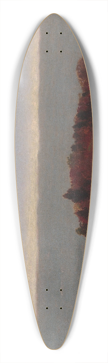 John Frederick Kensett - Salt Meadow in October 39.3 inch art pintail longboard deck