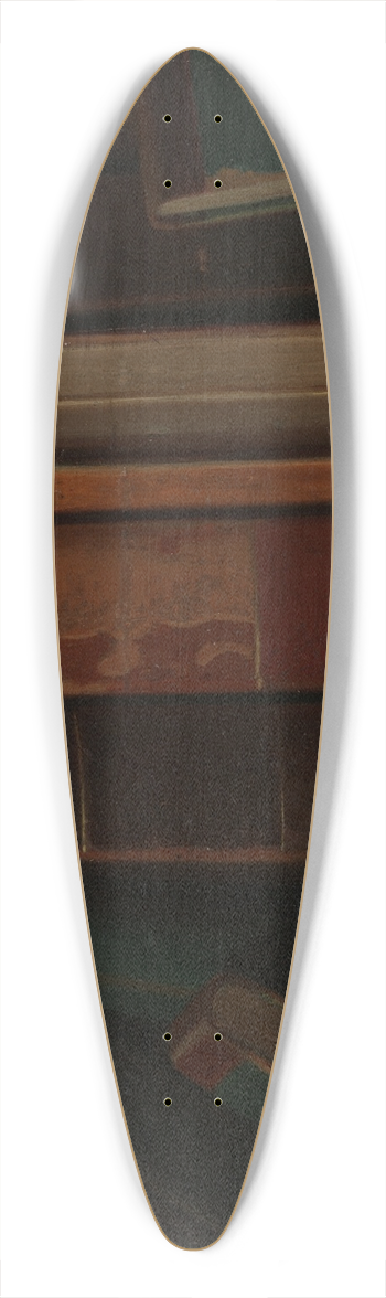 John Frederick Peto - NineBooks 39.3 inch art pintail longboard deck