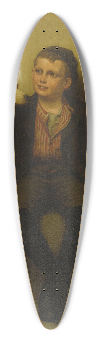 John George Brown - The Rivals 39.3 inch art pintail longboard deck