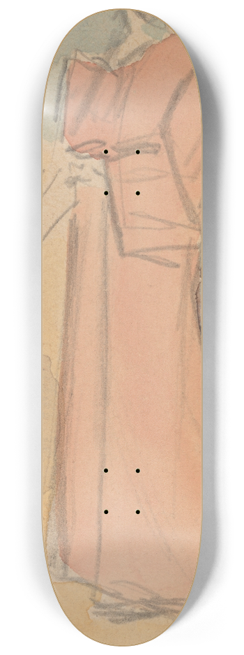 Charles Sprague Pearce - Study for a Panel II 8.25 inch art skate deck