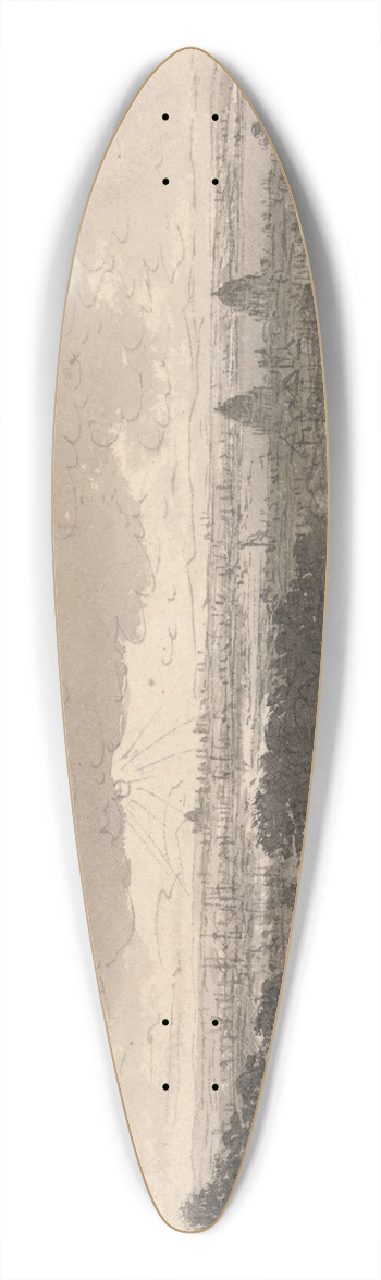 John Glover - Greenwich 39.3 inch art pintail longboard deck
