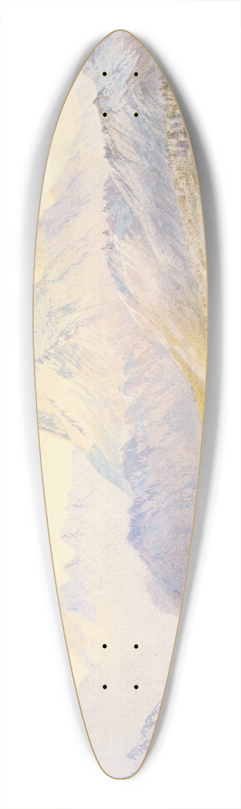John Gully - Mount Cook 39.3 inch art pintail longboard deck