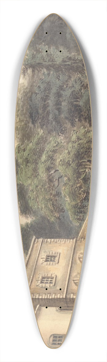 John Hassell - Pit-Palace, Epsom, The Seat of Thomas Jeudwine, Esq. 39.3 inch art pintail longboard deck