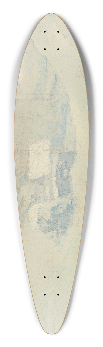 John Henry Twachtman - Snow 39.3 inch art pintail longboard deck