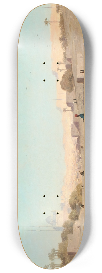Charles Thodore Frre - On The Nile 8.25 inch art skate deck
