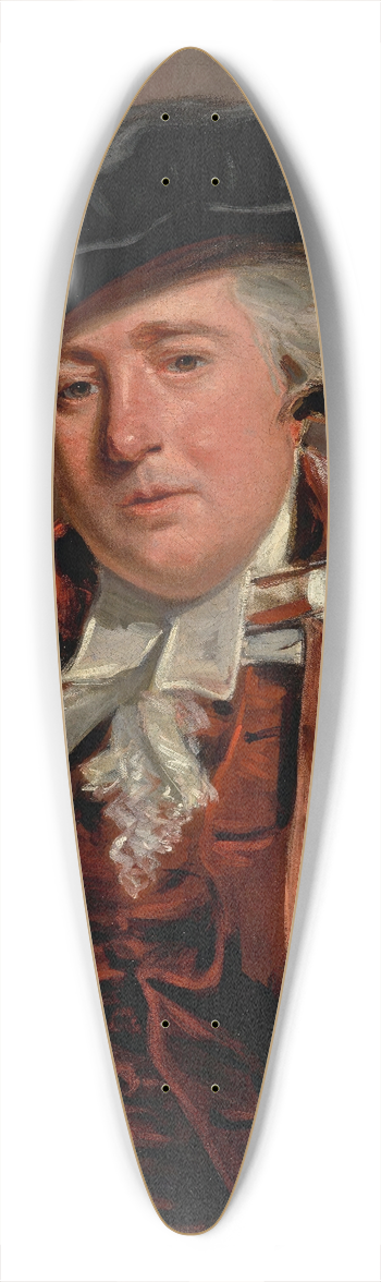 John Hoppner - Portrait Of Dr. Edmund Ayrton (1704-1808) 39.3 inch art pintail longboard deck