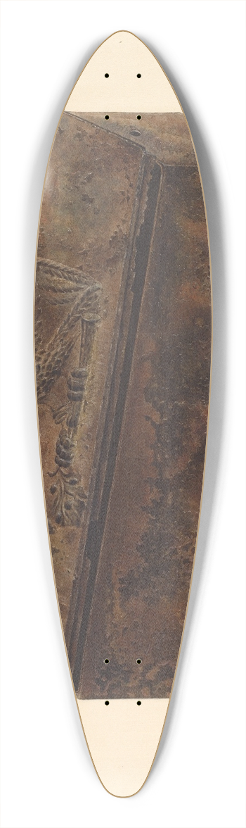 John H. Tercuzzi - Match Box 39.3 inch art pintail longboard deck