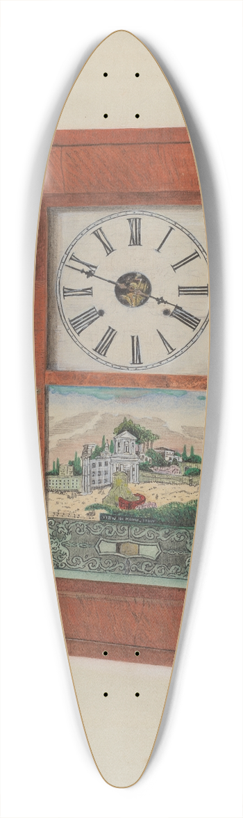 John Jordan - Pendulum Clock 39.3 inch art pintail longboard deck
