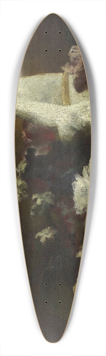 John La Farge - Calla Lily 39.3 inch art pintail longboard deck