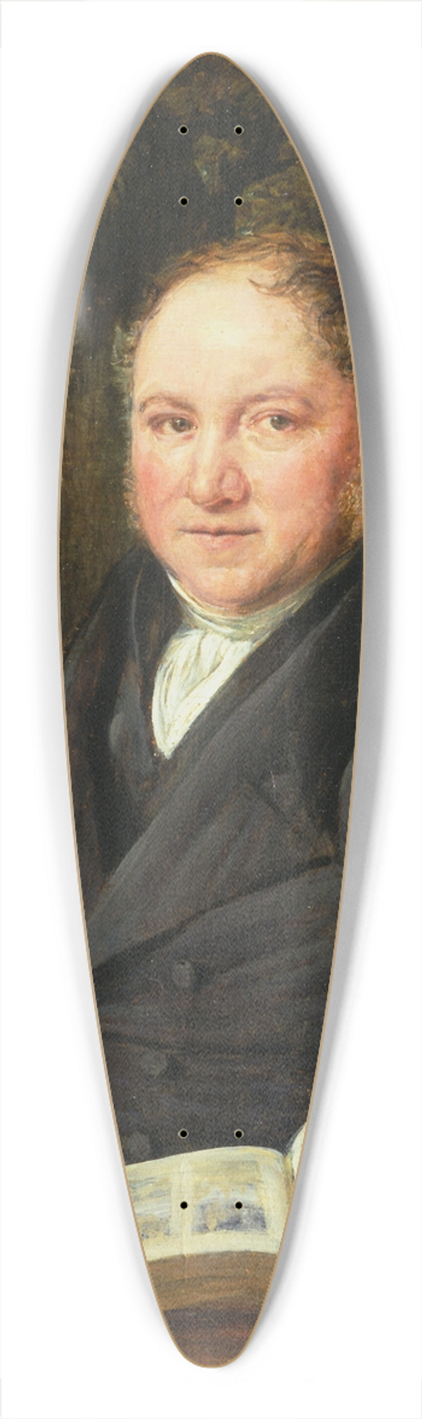 John Linnell - John Varley 39.3 inch art pintail longboard deck