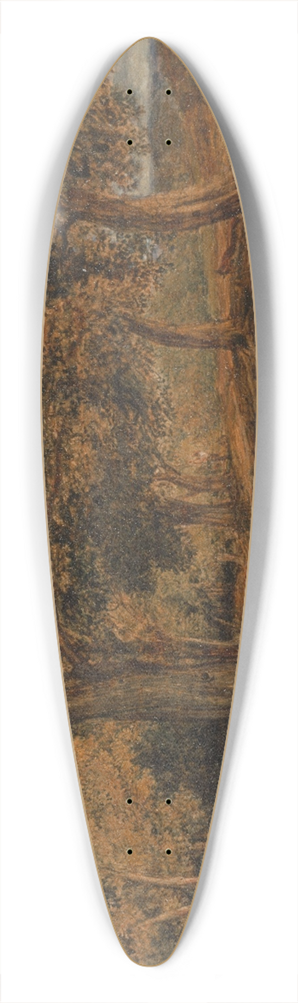 John Linnell - The Rest on the Flight into Egypt 39.3 inch art pintail longboard deck