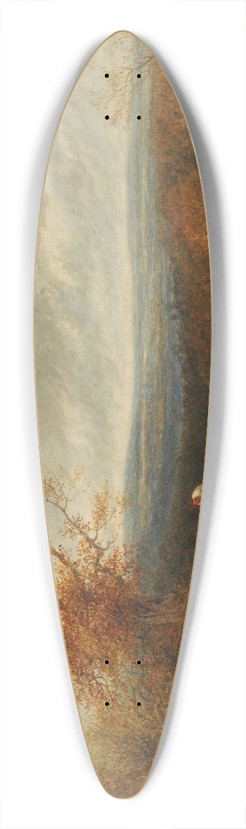 John Linnell - Woodcutters 39.3 inch art pintail longboard deck
