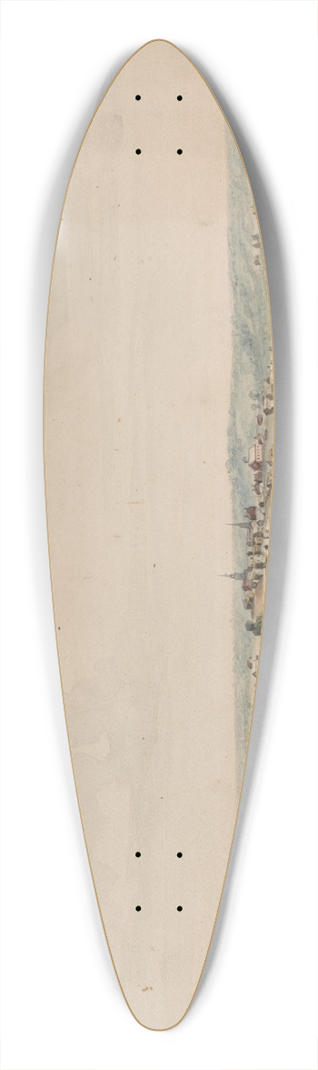 John Mix Stanley - Saint Paul M.T. (MontanaTerritory) 39.3 inch art pintail longboard deck