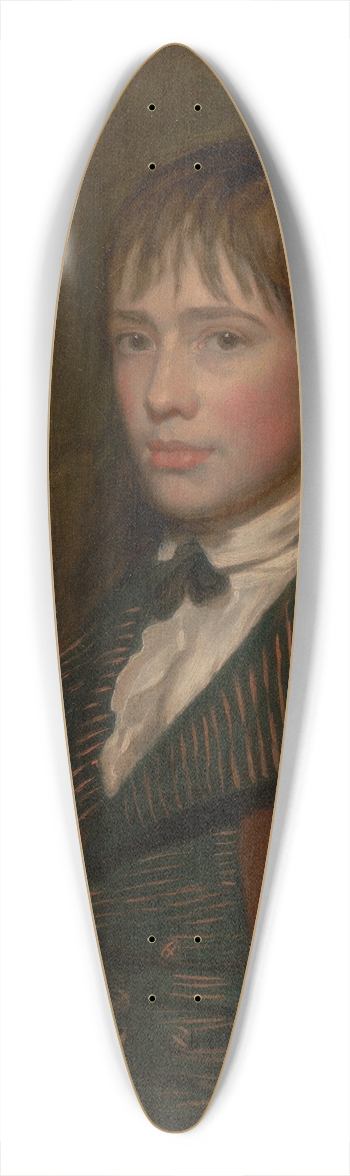 John Opie - Thomas Abraham Of Gurrington, Devon 39.3 inch art pintail longboard deck