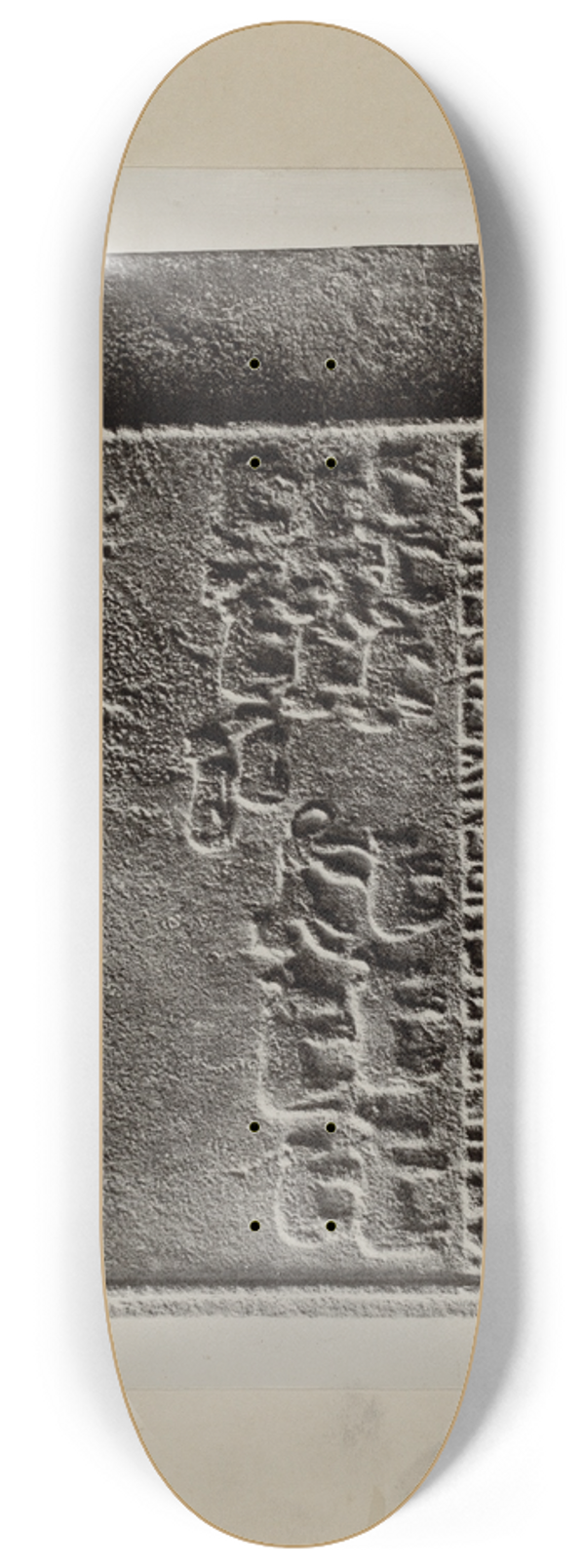 Charles Von Urban - Pa. German Stove Plate 8.25 inch art skate deck