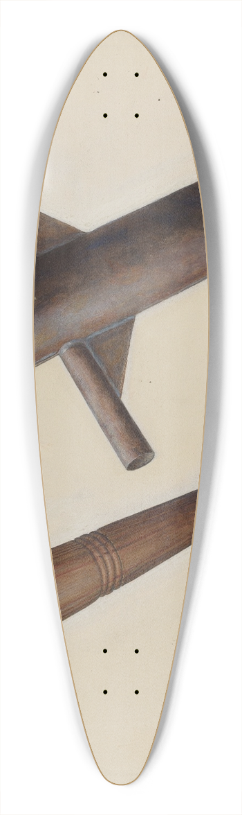 John Petrucci - Star Pastry Squeezer 39.3 inch art pintail longboard deck