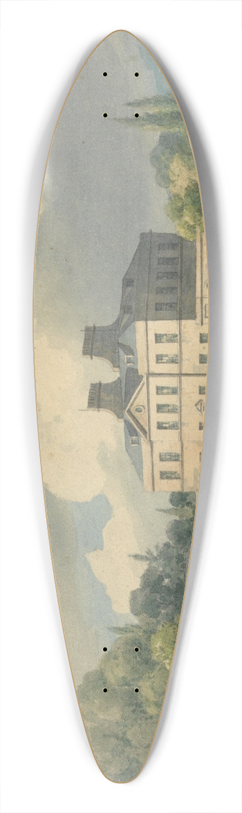 John Preston Neale - Addington Place, Surrey 39.3 inch art pintail longboard deck