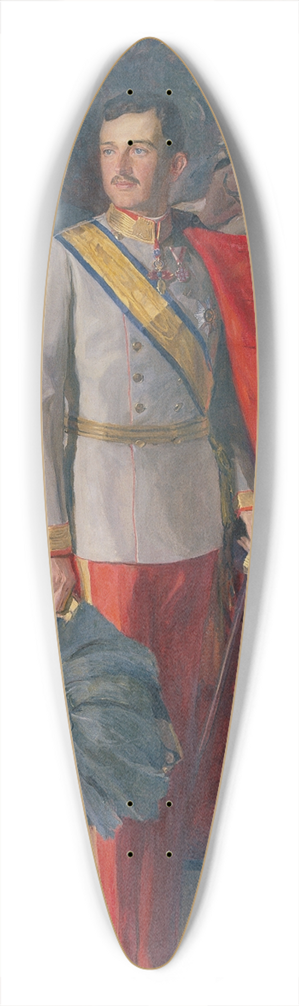 John Quincy Adams - Kaiser Karl I. von sterreich 39.3 inch art pintail longboard deck