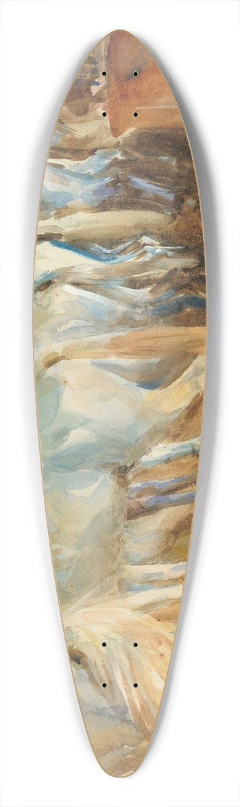 John Singer Sargent - Bus Horses in Jerusalem 39.3 inch art pintail longboard deck