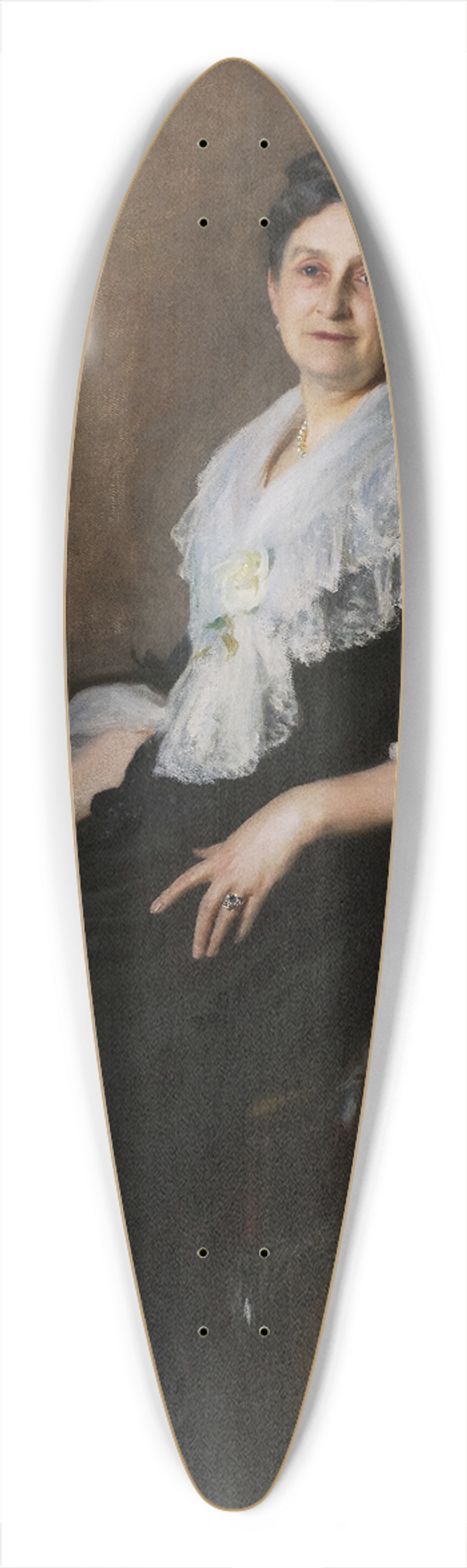 John Singer Sargent - Elizabeth Allen Marquand 39.3 inch art pintail longboard deck