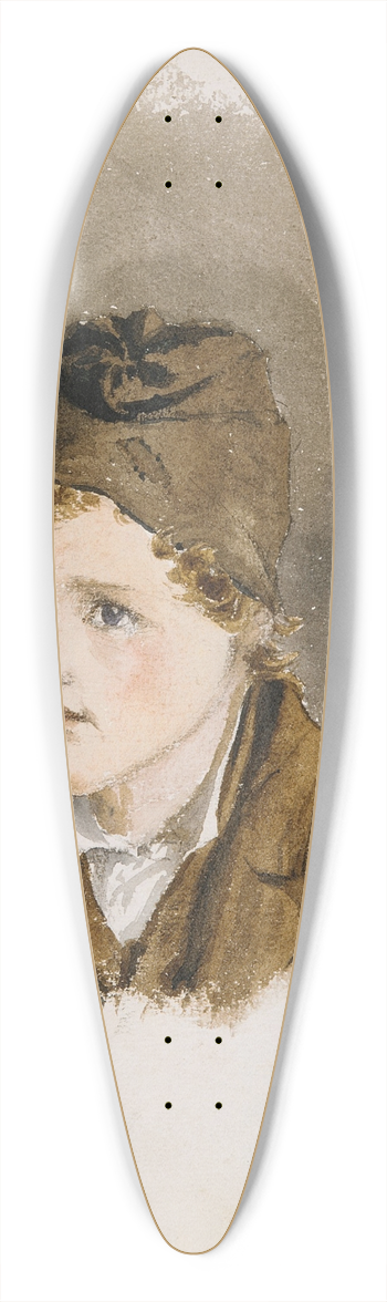 John Singer Sargent - Gottlieb Feutz, Mrren 39.3 inch art pintail longboard deck