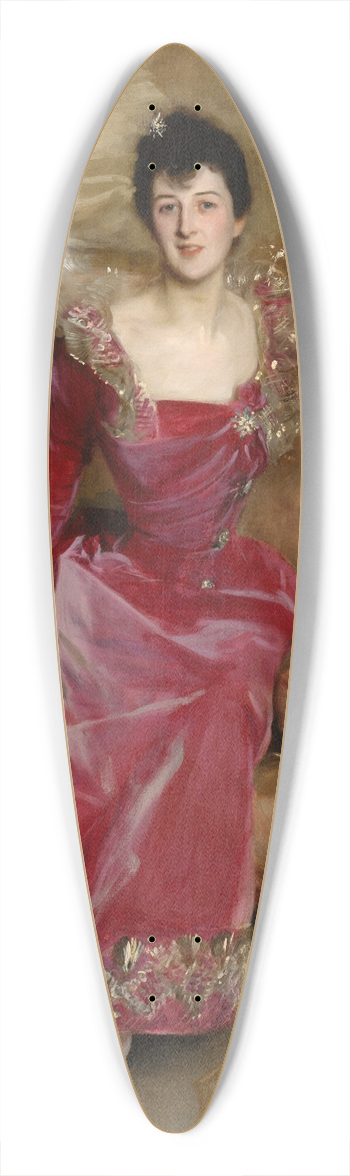 John Singer Sargent - Mrs. Hugh Hammersley 39.3 inch art pintail longboard deck