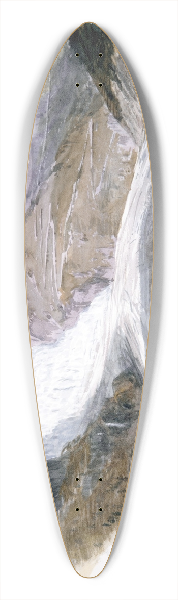 John Singer Sargent - Rhne Glacier 39.3 inch art pintail longboard deck