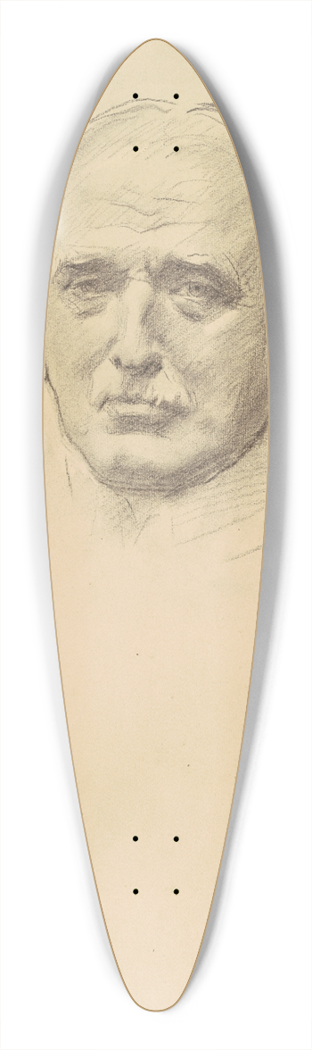 John Singer Sargent - Study of Field Marshal John French for General Officers of World War I 39.3 inch art pintail longboard deck