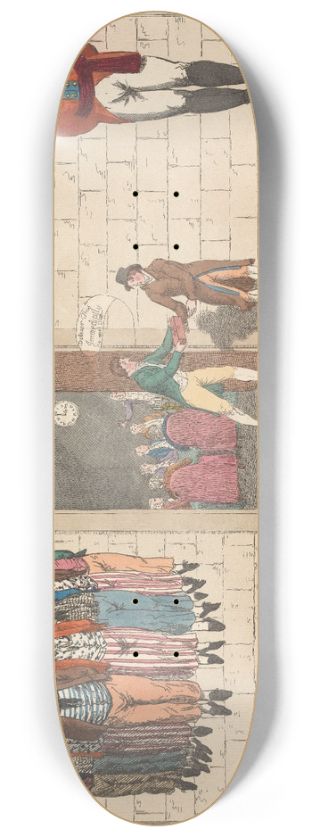 Charles Williams - The Balance of Justice 8.25 inch art skate deck