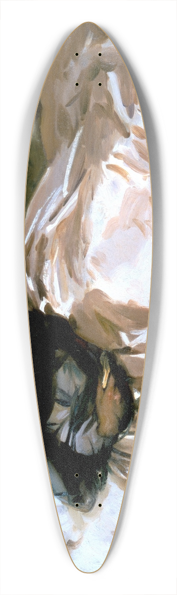 John Singer Sargent - The Mosquito Net 39.3 inch art pintail longboard deck