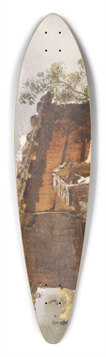John Singer Sargent - Tyrolean Shrine 39.3 inch art pintail longboard deck