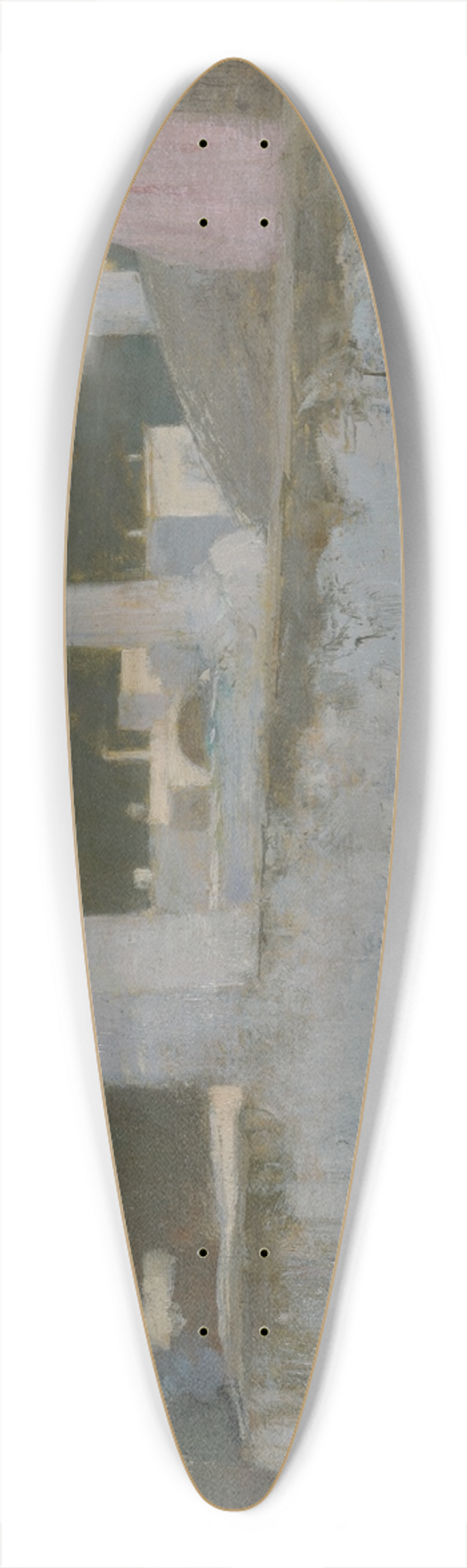 John Singer Sargent - View ofCapri 39.3 inch art pintail longboard deck