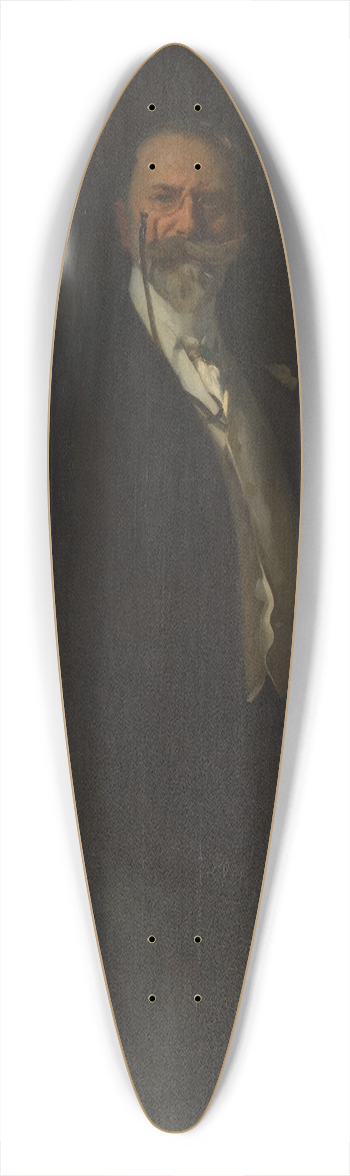John Singer Sargent - William Merrit Chase 39.3 inch art pintail longboard deck