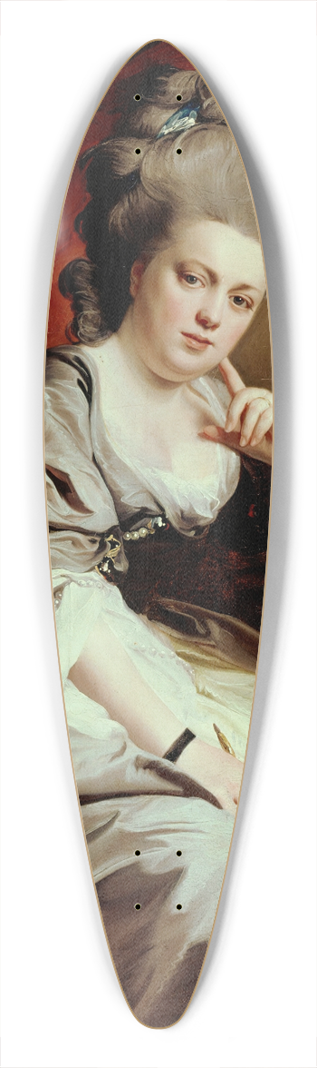 John Singleton Copley - Mrs. Clark Gayton 39.3 inch art pintail longboard deck