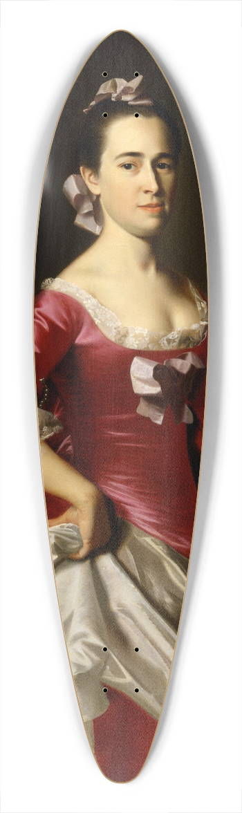 John Singleton Copley - Mrs. George Watson 39.3 inch art pintail longboard deck